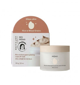 MIDHA Rice & Mixed Grains Glowing Mask (Wash off), 100 ml