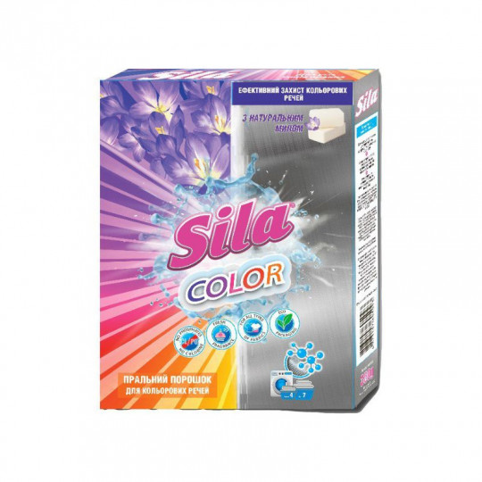 SILA skalbimo milteliai Color, 350 g