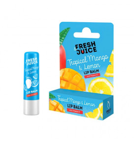 FRESH JUICE lūpų balzamas su vitaminu E Tropical Mango & Lemon, 3,6 g