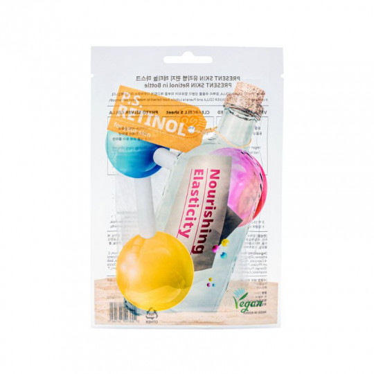 PRESENT SKIN lakštinė veido kaukė Retinol in Bottle, 25 ml
