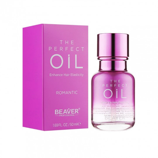 BEAVER The Perfect Oil aliejus plaukams suteikiantis elastingumo Romantic, 50 ml