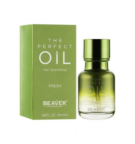 BEAVER The Perfect Oil aliejus plaukams glotninamasis Fresh, 50 ml
