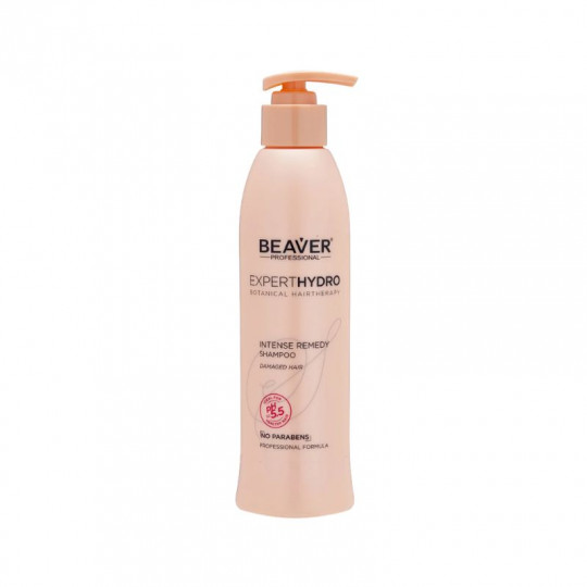 BEAVER ExpertHydro šampūnas pažeistiems plaukams Intense Remedy, 318 ml