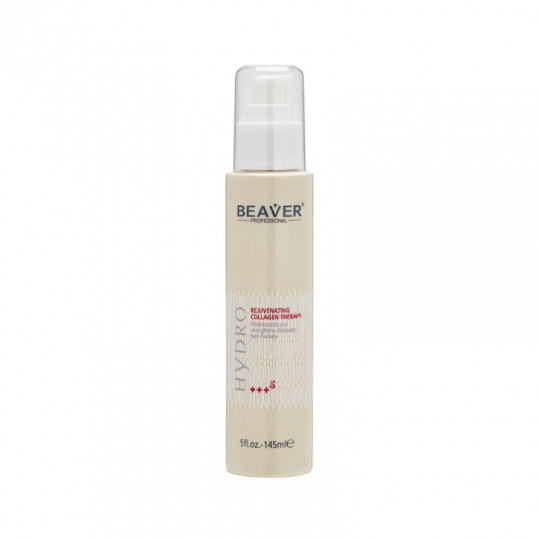 BEAVER Hydro priemonė plaukams atstatomoji Rejuvenating Collagen Therapy, 145 ml