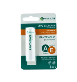 VITA-LAB Lip Balm with Panthenol for the Whole Family, 3.6 g