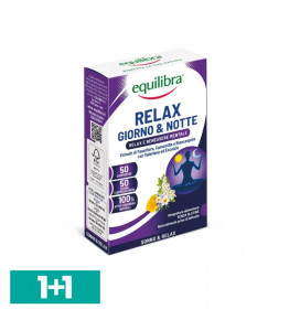 Equilibra food supplement Relax Day & Night, 50 tablets