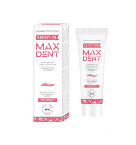MAXDENT dantų pasta jautriems dantims Sensitive, 75 ml