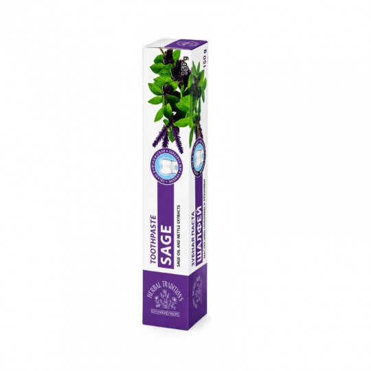 Herbal Traditions Toothpaste with Sage and Sea Buckthorn Extracts – 150 g