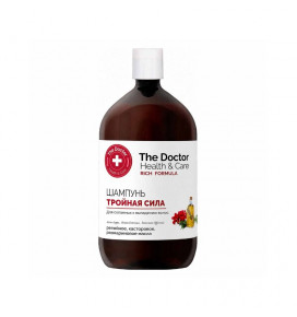THE DOCTOR+ HEALTH & CARE šampūnas plaukams Triguba galia, 946 ml