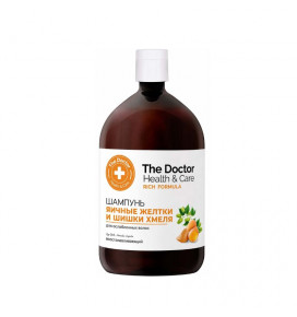 THE DOCTOR+ HEALTH & CARE šampūnas Kiaušinių tryniai ir apynių spurgai, 946 ml