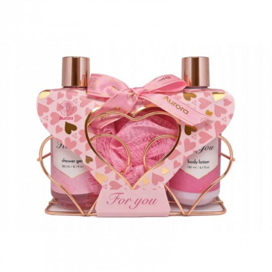 Aurora For You bath set, 3 items, White Tea