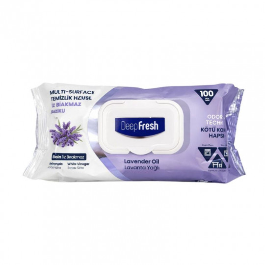 DEEP FRESH SURFACE CLEANER LAVENDER WITH LID 100 Pcs