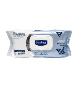 Deep Fresh Multi-Surface Cleaning Wipes, 100 pcs.