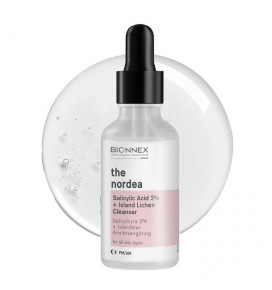 BIONNEX Nordea Salicylic Acid Cleanser 2% + Island Lichen, valomasis veido serumas, 30 ml