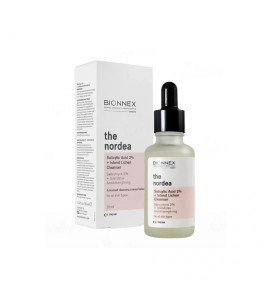 BIONNEX Nordea Salicylic Acid Cleanser 2% + Island Lichen, valomasis veido serumas, 30 ml