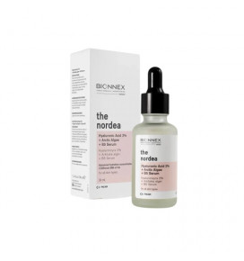 BIONNEX Nordea Hyaluronic Acid B5 + Artic Algae, drėkinamasis, 30 ml