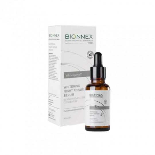 BIONNEX Whitexpert naktinis atstatomasis serumas nuo pigmentinių dėmių, 20 ml