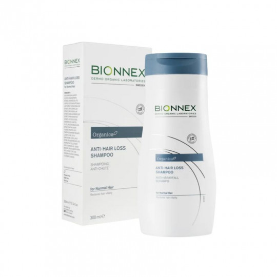 BIONNEX Organica šampūnas nuo plaukų slinkimo normaliems plaukams, 300 ml