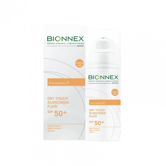 Bionnex Preventiva apsauginis fluidas nuo saulės SPF 50+, 50 ml