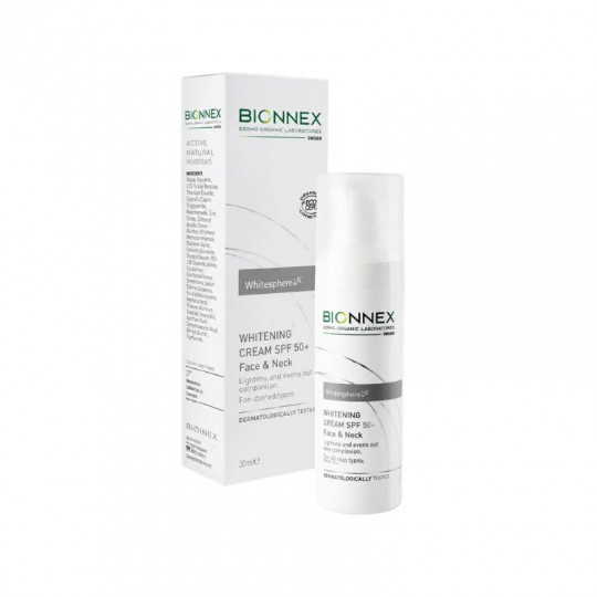 BIONNEX Whitexpert antipigmentinis kremas veidui ir kaklui SPF 30+, 30 ml