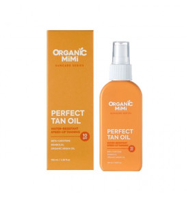 ORGANIC MIMI Suncare įdegio aliejus purškiamas SPF10, 100 ml