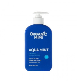 ORGANIC MIMI šampūnas vėsinantis ir atgaivinantis Aqua Mint, 300 ml
