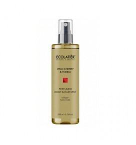 ECOLATIER parfumuota dulksna kūnui ir plaukams Wild Cherry&Tonka, 200 ml