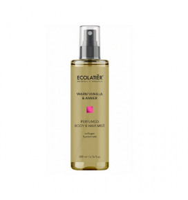 ECOLATIER parfumuota dulksna kūnui ir plaukams Warm Vanilla&Amber, 200 ml