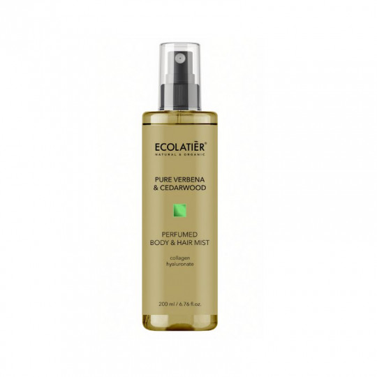 ECOLATIER parfumuota dulksna kūnui ir plaukams Pure Verbena&Cedarwood, 200 ml