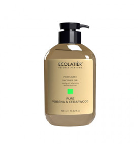 ECOLATIER parfumuota dušo želė Pure Verbena&Cedarwood, 400 ml