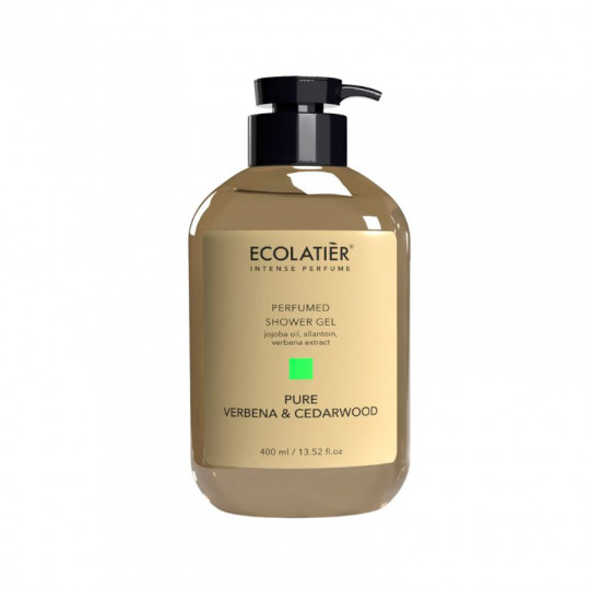 ECOLATIER parfumuota dušo želė Pure Verbena&Cedarwood, 400 ml