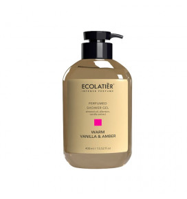 ECOLATIER parfumuota dušo želė Warm Vanilla&Amber, 400 ml