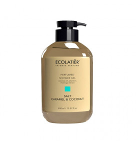 ECOLATIER parfumuota dušo želė Salt Caramel&Coconut, 400 ml