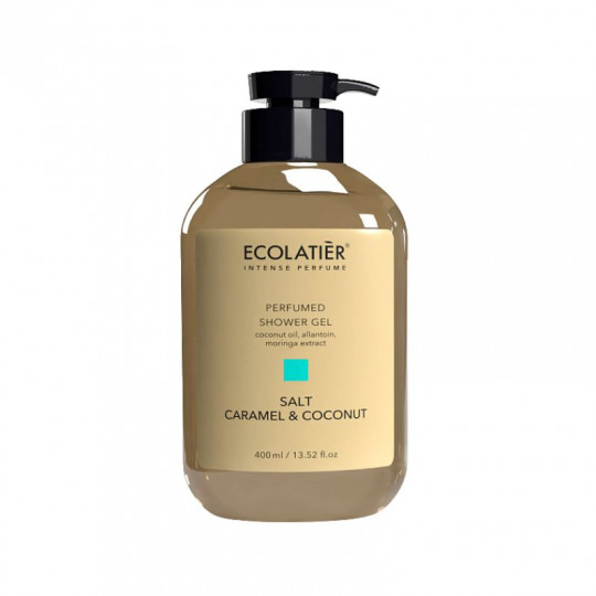 ECOLATIER parfumuota dušo želė Salt Caramel&Coconut, 400 ml