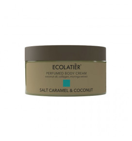 ECOLATIER parfumuotas kūno kremas Salt Caramel&Coconut, 250 ml