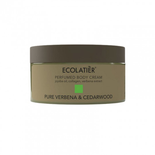 ECOLATIER parfumuotas kūno kremas Pure Verbena&Cedarwood, 250 ml