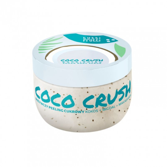 TUTTI FRUTTI šveitiklis kūnui su cukrumi Coco Crush, 300 g