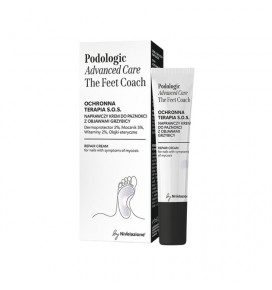 PODOLOGIC Advanced Care kremas atkuriamasis pažeistiems pėdų nagams, 15 ml
