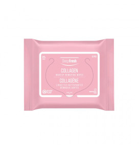 Deep Fresh Moist Makeup Removal Wipes with Collagen, 25 pcs