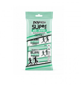 DOYFRESH MINI Antiperspirant Wet Wipes, 8×8 pcs