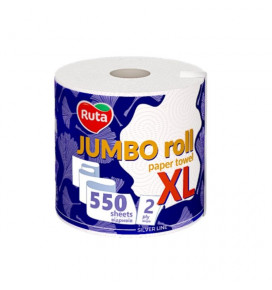 RUTA popieriniai rankšluosčiai Jumbo XL, 1rul 2sl 110 m