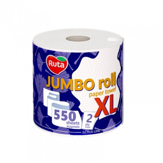RUTA popieriniai rankšluosčiai Jumbo XL, 1rul 2sl 110 m