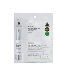 VT COSMETICS Mild Reedle Shot 50, veido kaukė + serumas, 1vnt 1,5 g + 20 g