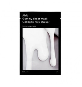 Abib Gummy Sheet Mask Collagen Milk Sticker, 1 pc × 27 ml