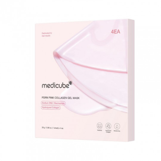 Medicube Pink Collagen Hydrogel Face Masks (4 pcs × 28 g)