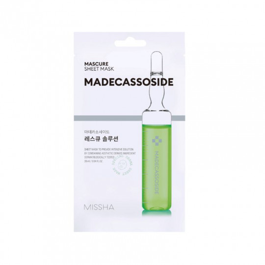 Missha Mascure Solution Sheet Mask, Madecassoside, 28 ml