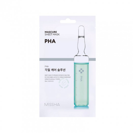 Missha Mascure Peeling Solution Sheet Mask PHA, 28 ml