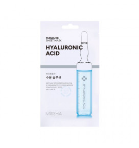 Missha Mascure Solution Sheet Mask, Hyaluronic Acid, 28 ml
