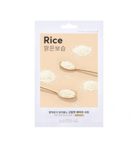 Missha Airy Fit Rice Sheet Mask, 19 g