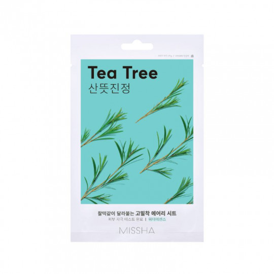 Missha Airy Fit Tea Tree Sheet Mask, 19 g